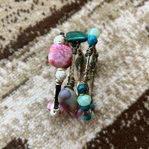 Colorful Beaded Bracelet Set